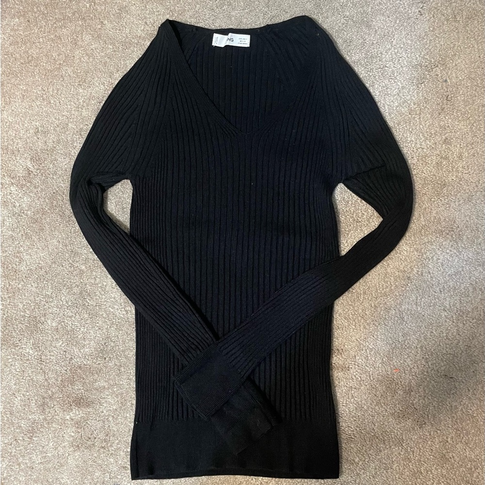 Mango v neck sweater